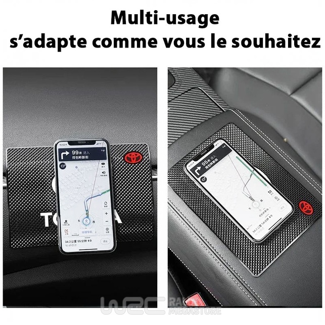 TAPIS SILICONE ANTIDERAPANT POUR TABLEAU DE BORD TOYOTA